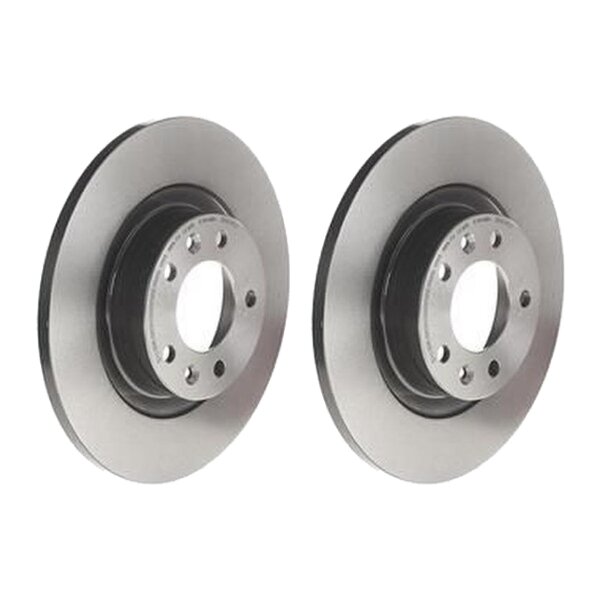 2 brake discs full Ø 290 mm 12 mm coated BREMBO for e.g. PEUGEOT 508
