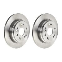 2 brake discs full Ø 282 mm 12 mm BREMBO for HONDA...
