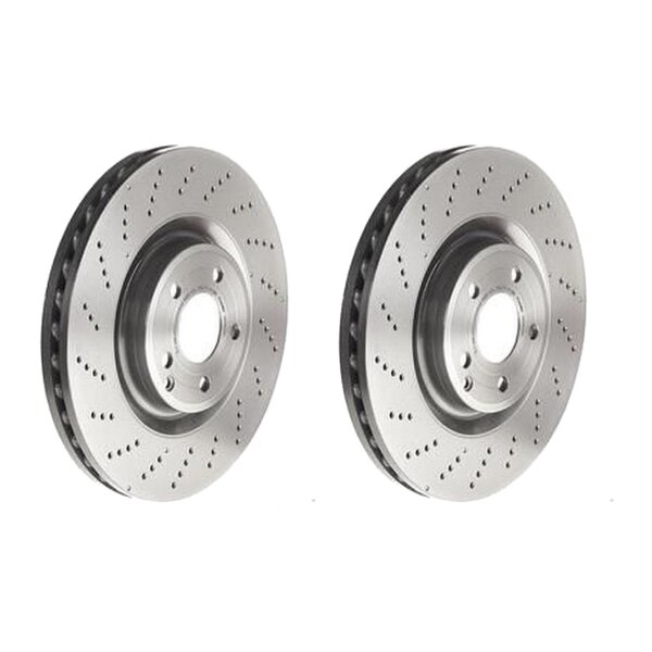 2 Bremsscheiben belüftet Ø 344 mm 32 mm BREMBO für u.a. MERCEDES-BENZ CLS