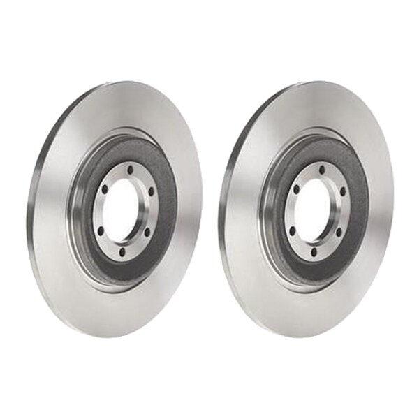 2 brake discs full Ø 250 mm 10 mm BREMBO for e.g. ALFA ROMEO 75