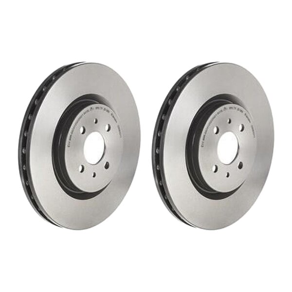 2 brake discs internally ventilated Ø 305 mm 28 mm coated BREMBO for FIAT COUPE