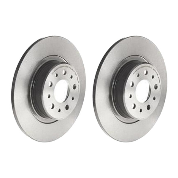 2 brake discs full Ø 276 mm 10 mm BREMBO for e.g. ALFA ROMEO 156 Sportwagon