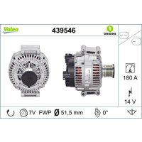 Generator freewheel pulley 51mm VALEO for MERCEDES...
