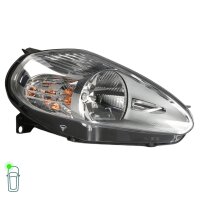 Headlight left W5W halogen electric VALEO suitable for e.g. FIAT GRANDE