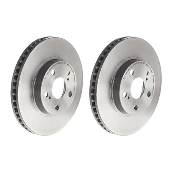 2 brake discs ventilated Ø 255 mm 25 mm BREMBO for TOYOTA PRIUS and others