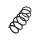 Suspension Spring Front Axle Coil Spring TRISCAN for FIAT GRANDE and others