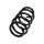 Suspension Spring Front Axle Coil Spring TRISCAN for CITROËN JUMPER and others