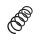 Suspension Spring Front Axle Coil Spring TRISCAN for LANCIA YPSILON