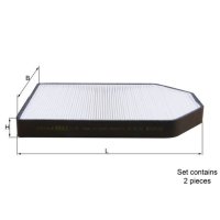 Cabin filter particle filter KNECHT for AUDI A8 D2 (4D2/...