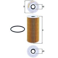 Ölfilter Keilrippenriemenscheibe 124mm MAHLE...