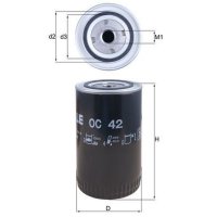 Ölfilter MAHLE für VW LT 28-35 I Kasten