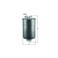 Kraftstofffilter Filtereinsatz MAHLE für HONDA ACCORD V