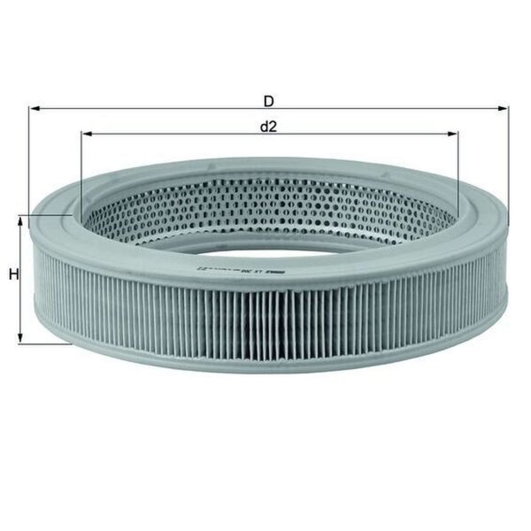 Luftfilter MAHLE für AUDI 50
