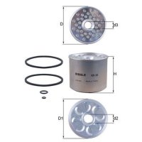 Kraftstofffilter Filtereinsatz MAHLE für ALFA ROMEO 146