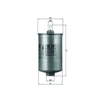 Kraftstofffilter Aktivkohlefilter MAHLE für AUDI 80...