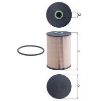 Kraftstofffilter Filtereinsatz MAHLE für AUDI A3