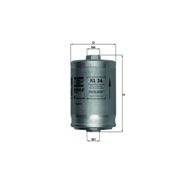 Fuel filter line filter KNECHT for AUDI A6 C5 (4B2)