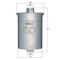 Fuel filter line filter KNECHT for ALFA ROMEO 164 (164_)