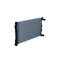 Kühler Motorkühlung Kühlrippen gelötet 631 - 408 mm Alu NRF für u.a. AUDI A4