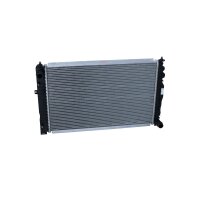 Kühler Motorkühlung Kühlrippen gelötet 632 - 398 mm Alu NRF für u.a. AUDI A6