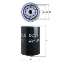 Ölfilter Anschraubfilter MAHLE für VW...
