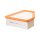 Air filter filter insert KNECHT for VW PHAETON