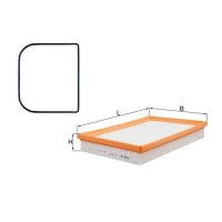 Luftfilter Filtereinsatz MAHLE für VW POLO IV...