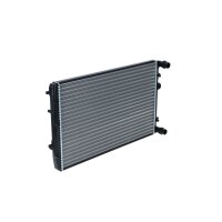 Kühler Motor Kühlrippen mechanisch gefügt 635 - 415 mm Alu NRF für u.a. VW POLO