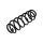 Suspension Spring Rear Axle Coil Spring TRISCAN for AUDI A3 and others