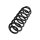 Suspension Spring Rear Axle Coil Spring TRISCAN for VW PASSAT and others