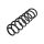 Suspension Spring Rear Axle Coil Spring TRISCAN suitable for AUDI A4