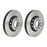 2 brake discs ventilated Ø 314 mm 30 mm coated...