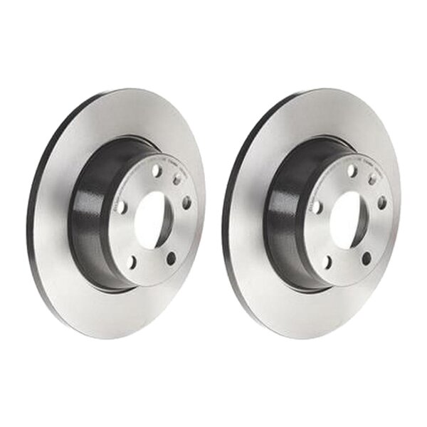 2 brake discs full Ø 286 mm 12 mm coated BREMBO for AUDI TT and others