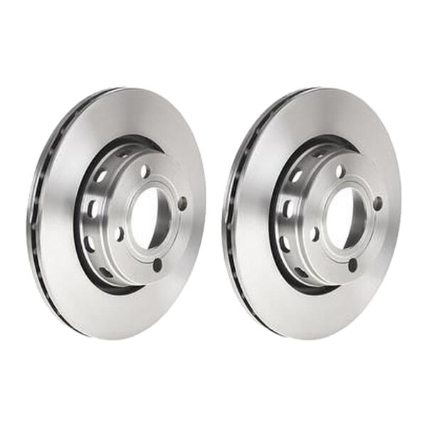 2 brake discs ventilated Ø 280 mm 22 mm BREMBO for e.g. AUDI 80
