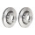 2 brake discs ventilated Ø 280 mm 22 mm BREMBO for e.g. AUDI 80