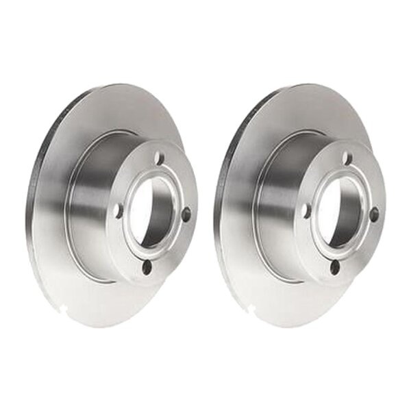 2 Bremsscheiben voll Ø 245 mm 10 mm BREMBO passend für u.a. AUDI 80