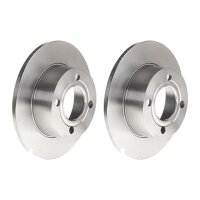 2 Bremsscheiben voll Ø 245 mm 10 mm BREMBO passend...