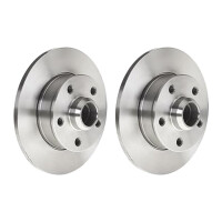 2 brake discs full Ø 226 mm 10 mm BREMBO suitable...