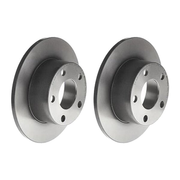 2 Bremsscheiben voll Ø 245 mm 10 mm beschichtet BREMBO für u.a. AUDI A6