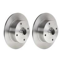 2 Bremsscheiben voll Ø 278 mm 9,5 mm BREMBO...