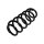 Suspension Spring front axle coil spring TRISCAN for AUDI A6 and others