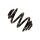 Suspension Spring Rear Axle BILSTEIN for e.g. BMW 3er
