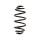 Suspension spring rear axle BILSTEIN B3 for e.g. OPEL ASTRA H Caravan