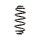 Suspension spring rear axle BILSTEIN B3 for e.g. OPEL VECTRA C