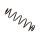 Suspension Spring Rear Axle BILSTEIN for e.g. CITROËN C3 I