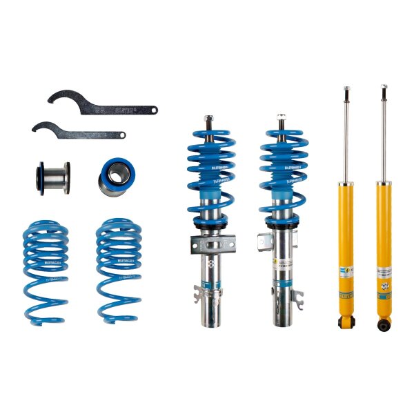 Suspension kit springs dampers gas BILSTEIN B14 PSS for e.g. SEAT IBIZA IV SC