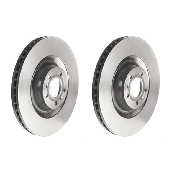 2 Bremsscheiben innenbelüftet Ø 360 mm 34 mm beschichtet BREMBO für u.a. AUDI A6