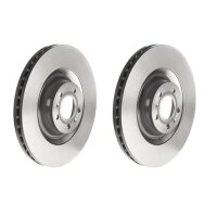 2 brake discs ventilated Ø 360 mm 34 mm coated...