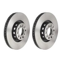 2 brake discs ventilated Ø 323 mm 30 mm coated...