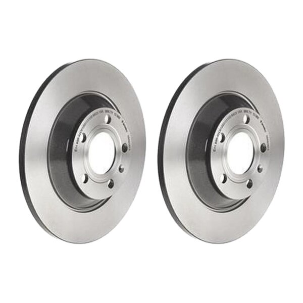 2 Bremsscheiben voll Ø 302 mm 12 mm beschichtet BREMBO für AUDI A6